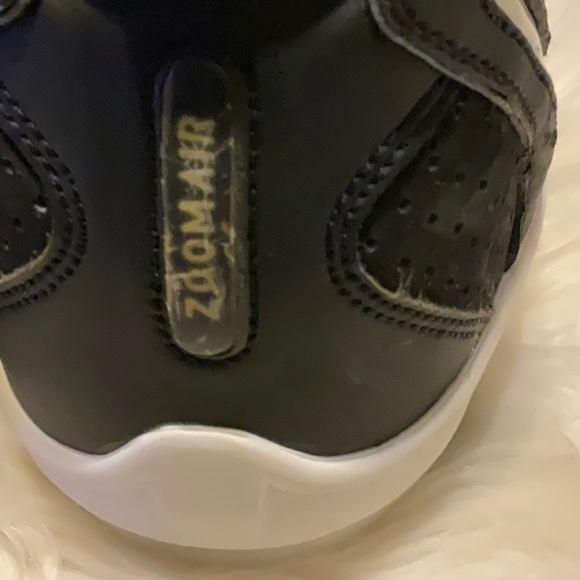 Nike Zoom Air Dri Fit Men’s Black and White Football Cleats Size 11.5 - Picture 4 of 14